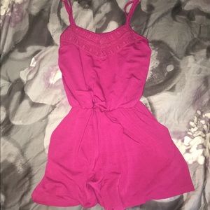 soft & stretchy magenta romper size xs